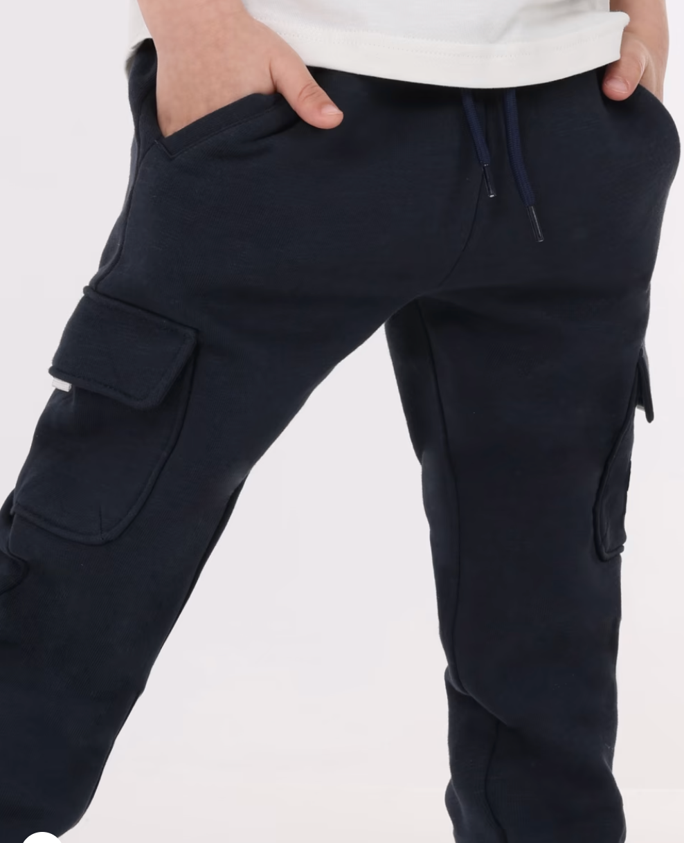 Deep Blue Cargo Jogger Pant