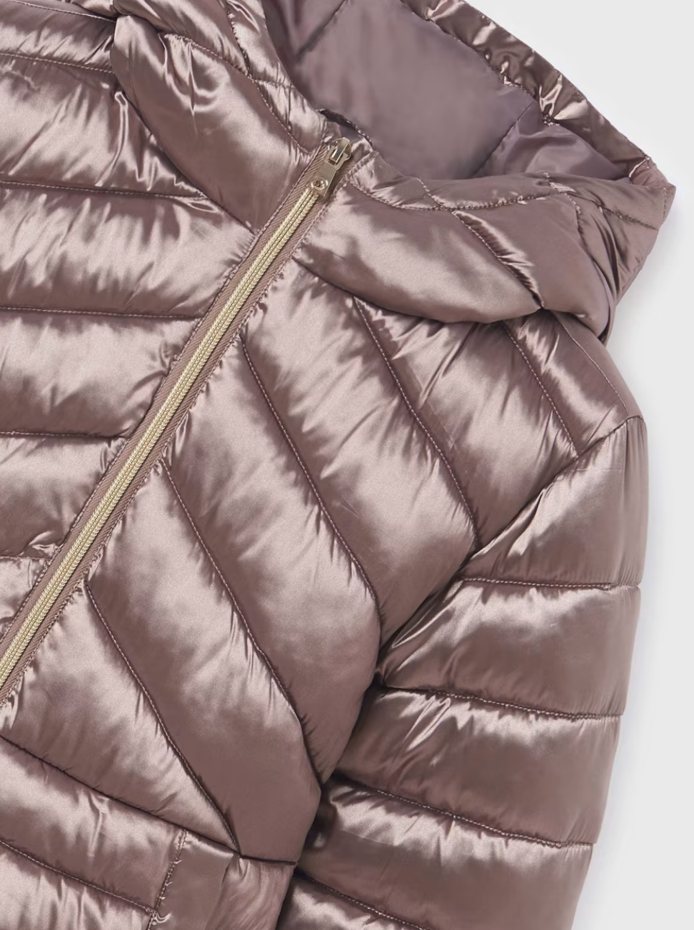 Siena Satin Puffer Jacket w/Hood