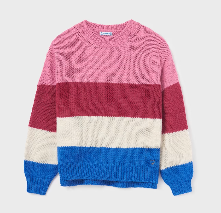 Colorblock Knit Sweater