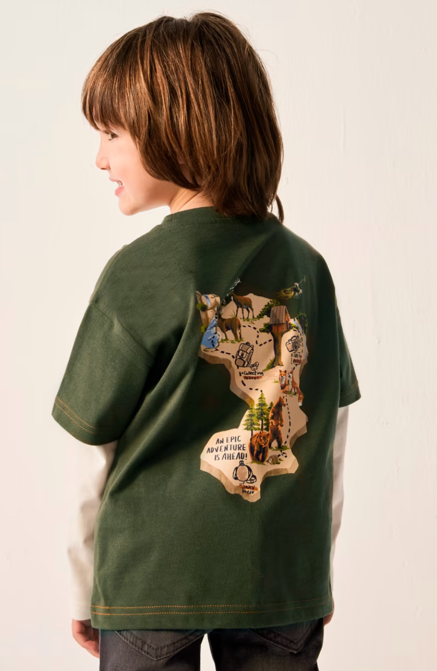 Olive Epic Adventure LS Tee