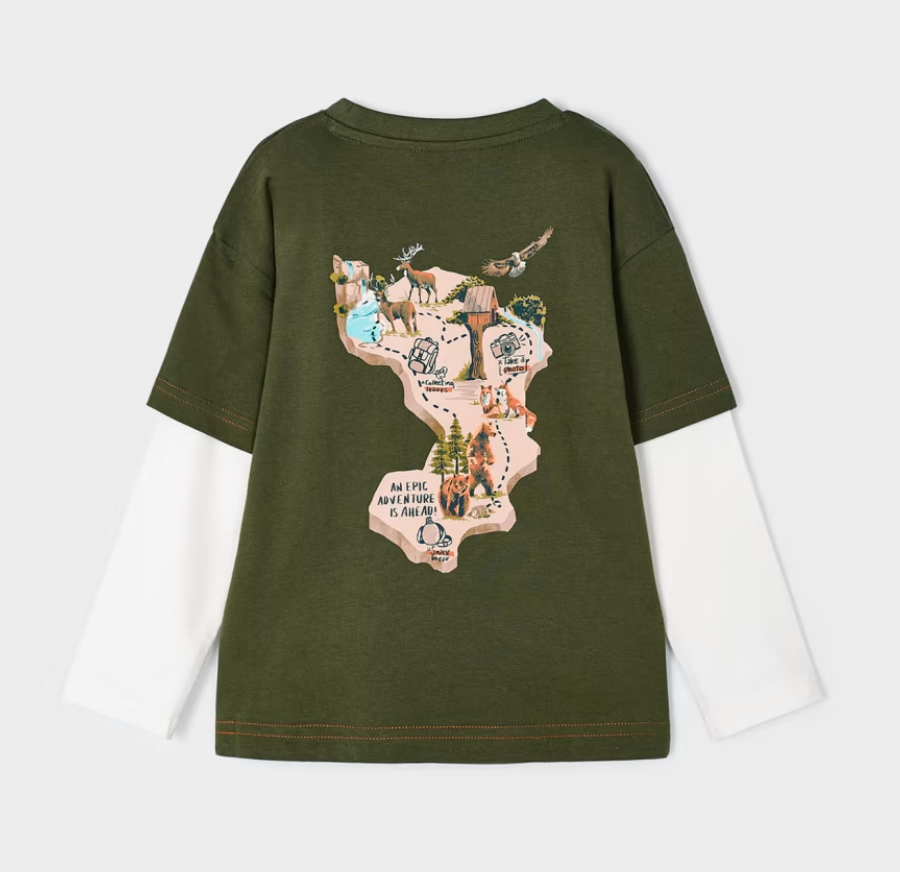 Olive Epic Adventure LS Tee