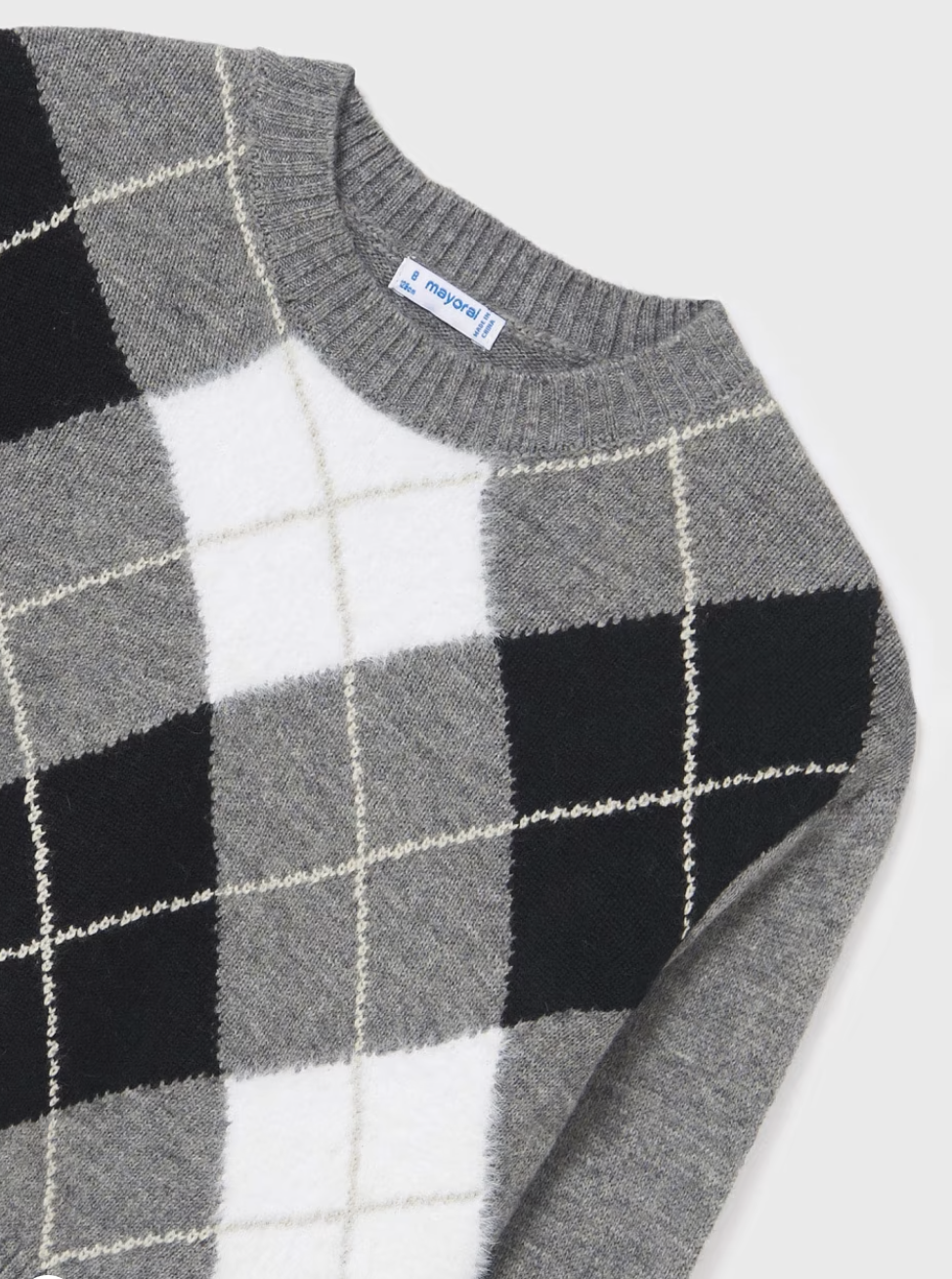 Rhombus Knit Sweater