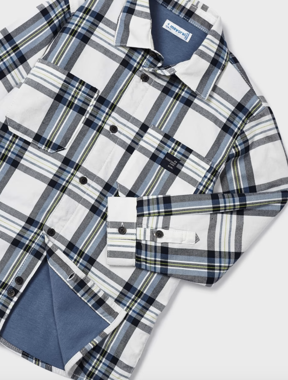 Glacier Plaid Overshirt Jacket