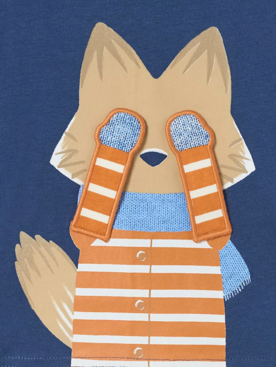 Peek a Boo Fox Interactive Tee