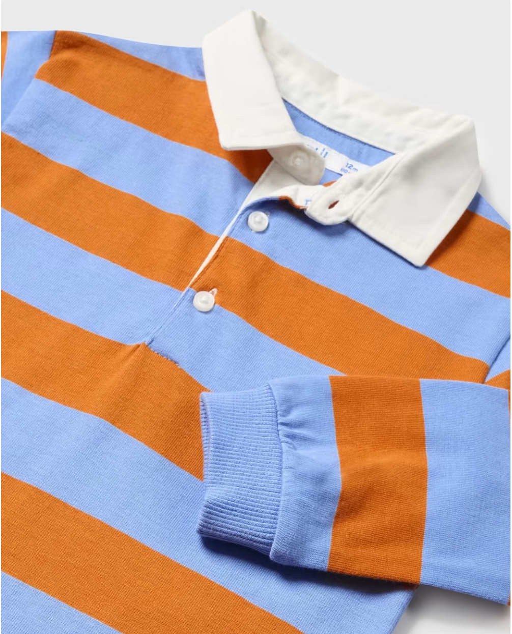 Orange/Blue Baby Stripe Polo