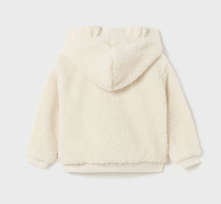 Chickpea Zip-up Fur Jacket