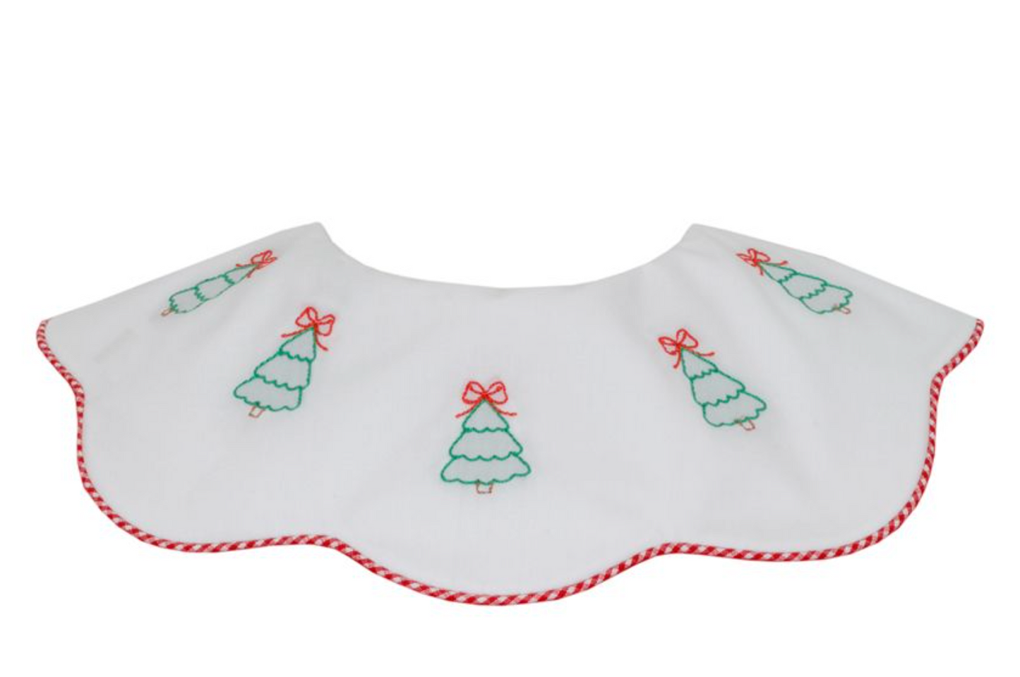 Red Corduroy Christmas Tree Bow Dress