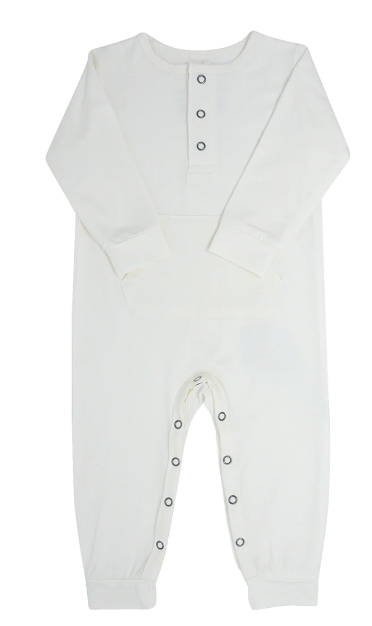 Whispery White Pocket Romper