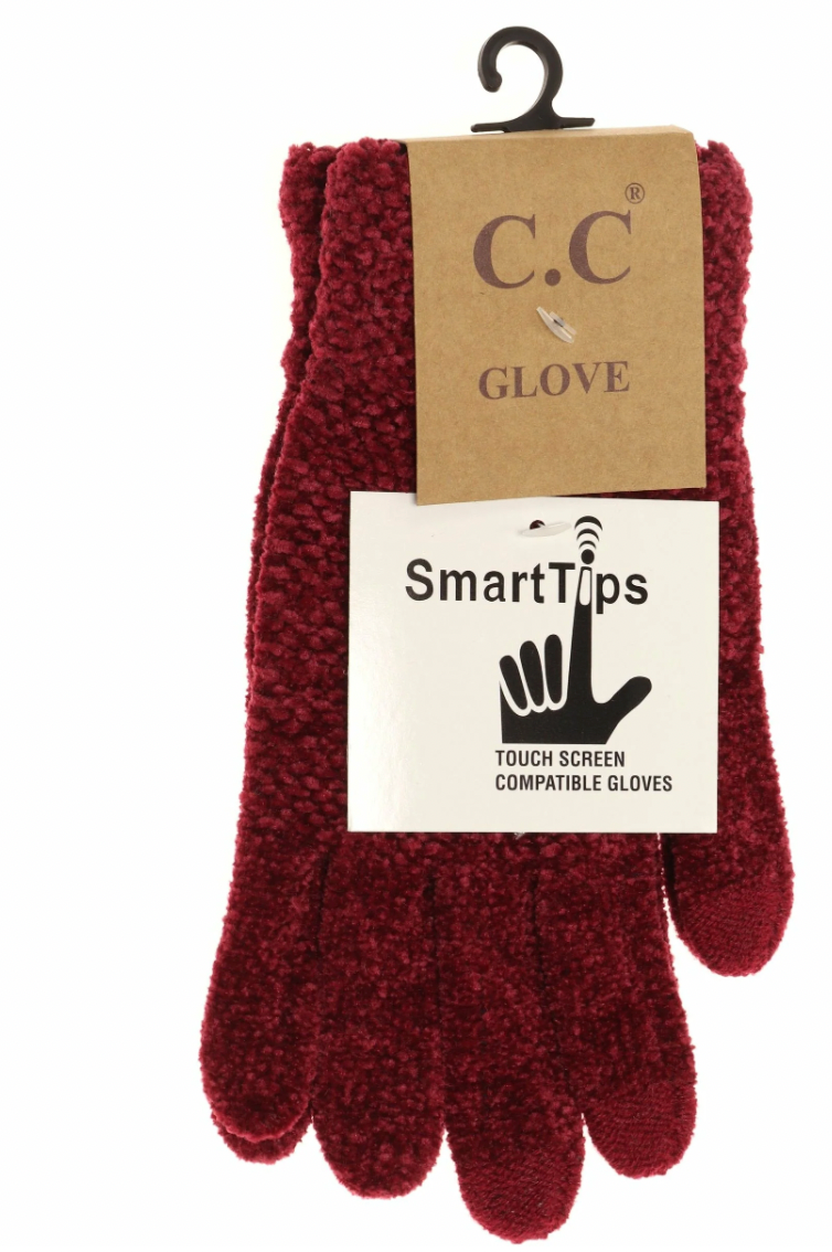 CC Eco-Friendly Chenille Touchscreen Glove