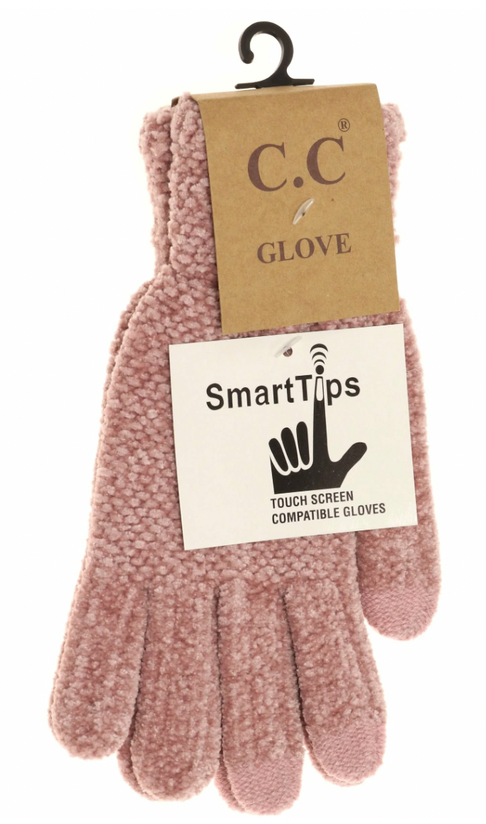 CC Eco-Friendly Chenille Touchscreen Glove