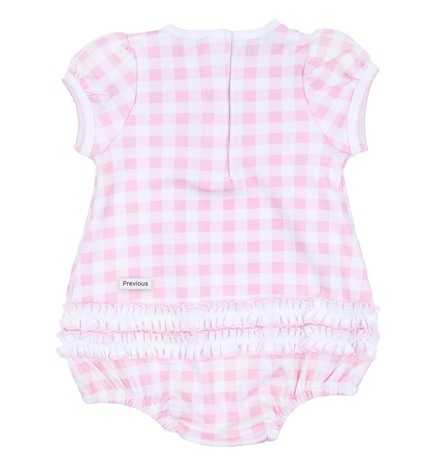 Baby Checks Spring S/S Girl Bubble Pink