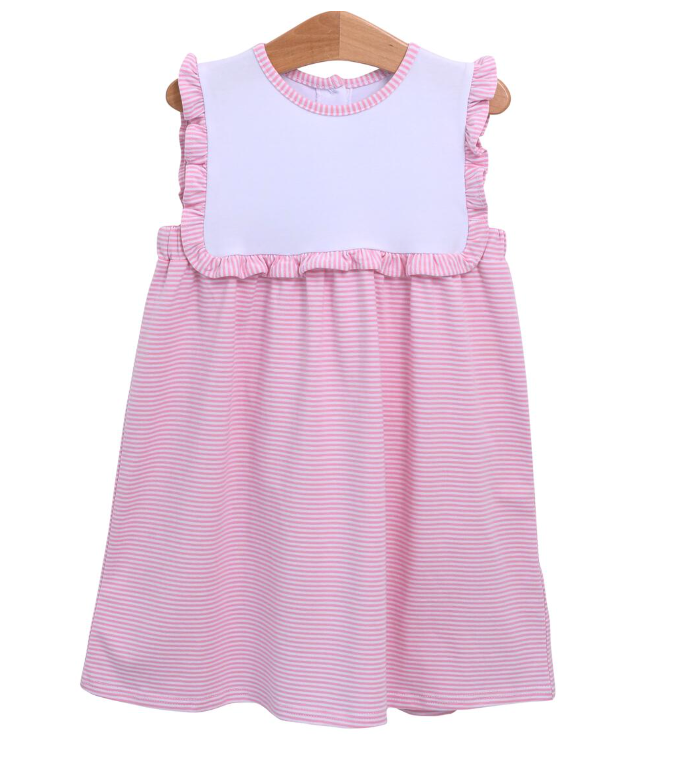 TSK Alice Dress- Light Pink Stripe