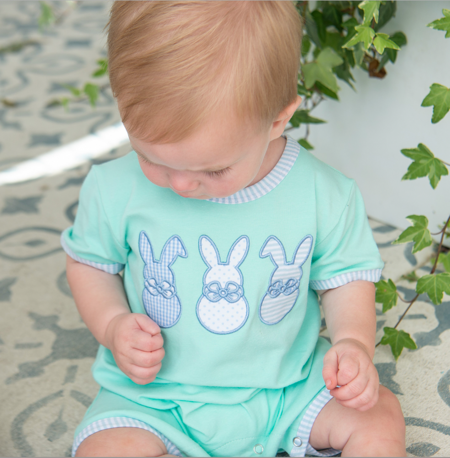 TSK Bunny Trio Romper