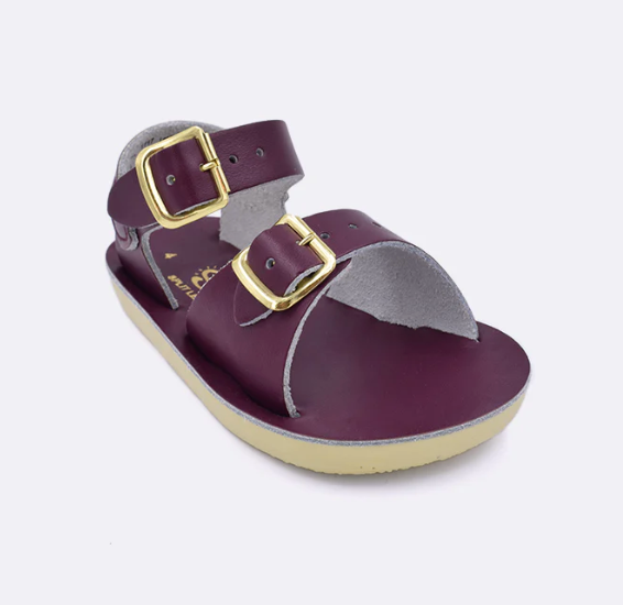 Surfer Metallic Claret Sandal