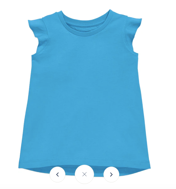 Ruffle Shirt in Turquoise