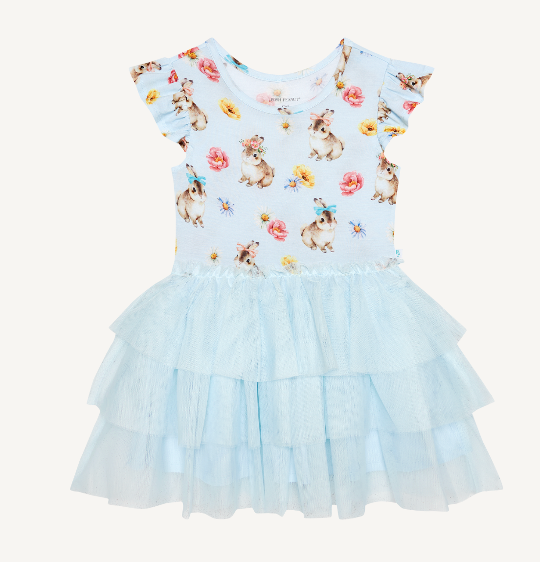 Posh Peanut Tinsley Jane Ruffled Tulle Dress