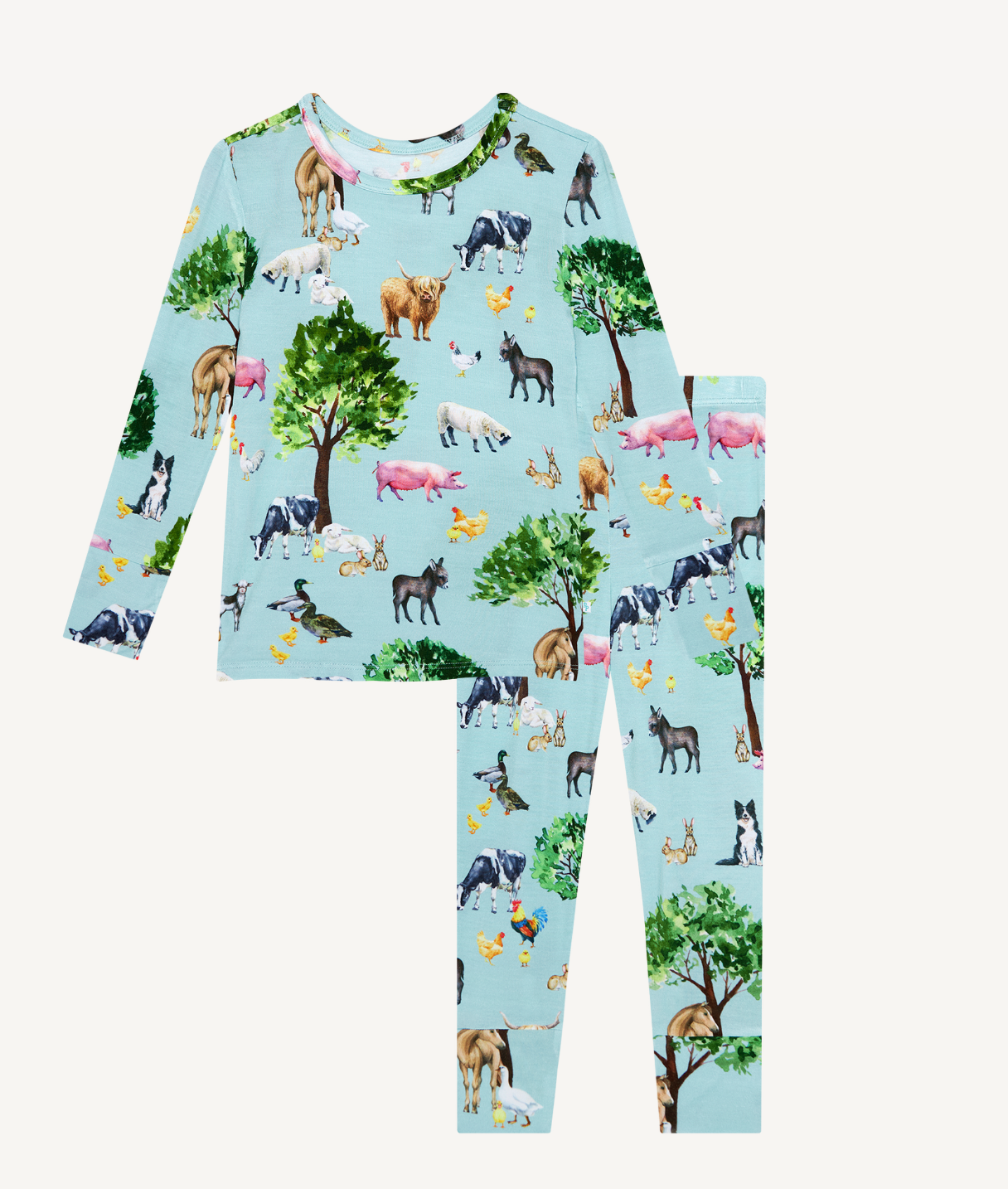 Posh Peanut Brayden Long Sleeve Basic Pajama