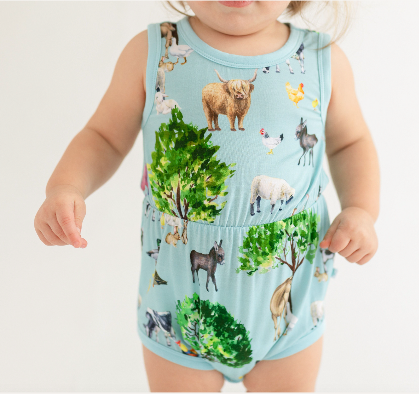 Posh Peanut Brayden Varsity Bubble Romper