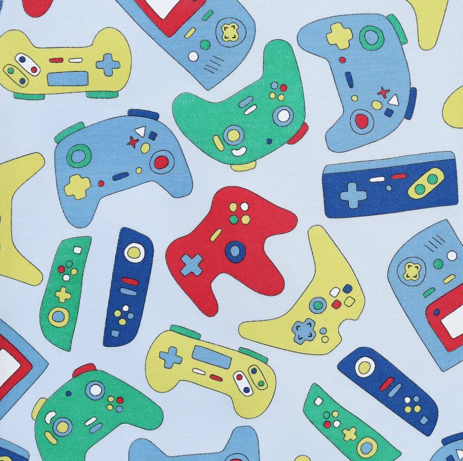 MB Gamer Printed Zipper Footie