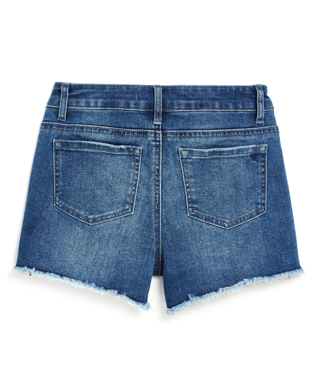 Brittany Fray Hem Shorts Indigo