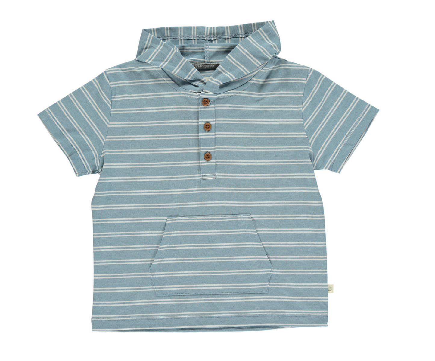 Sennen Blue Hooded Top