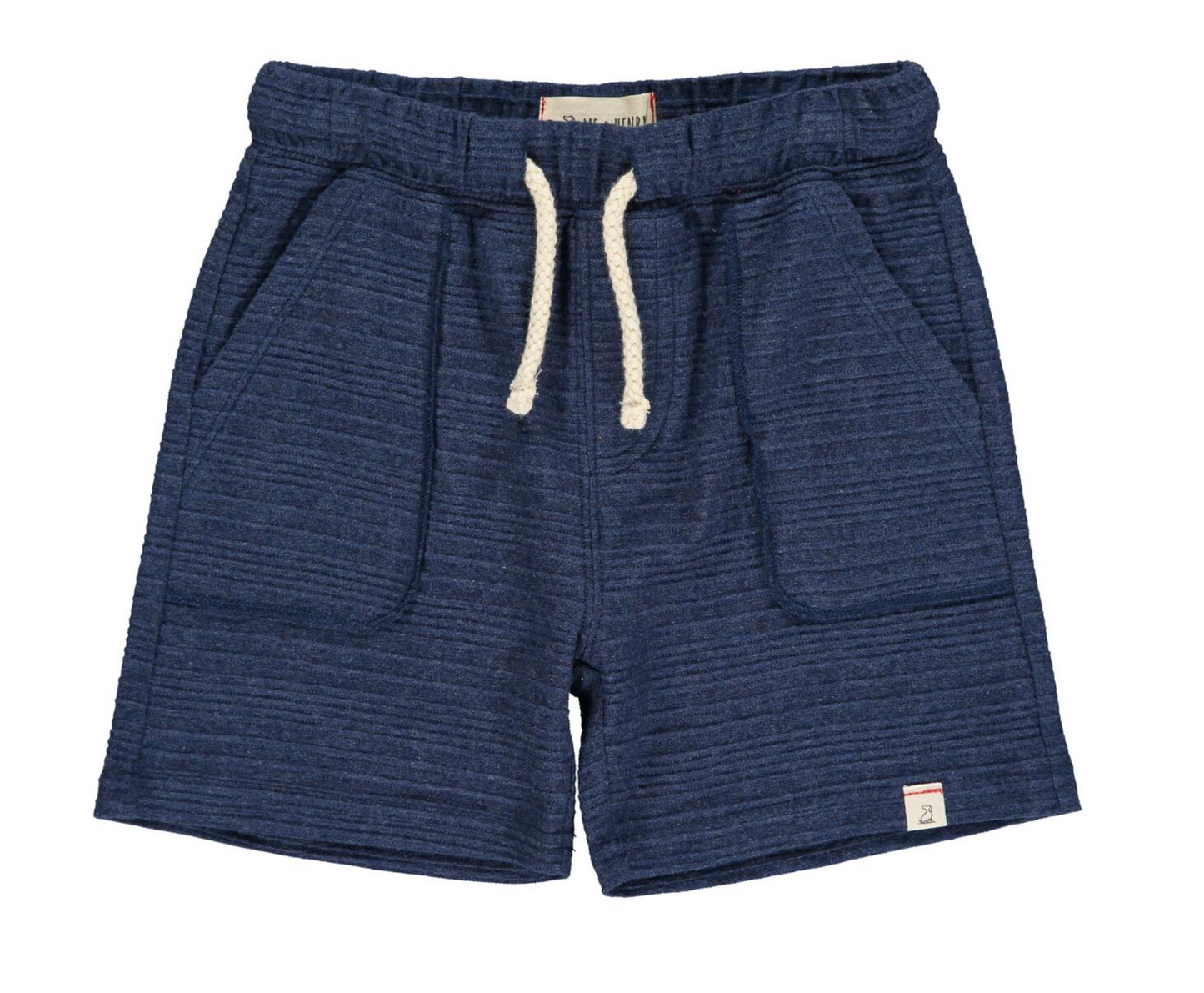 Peter Navy Ribbed Shorts