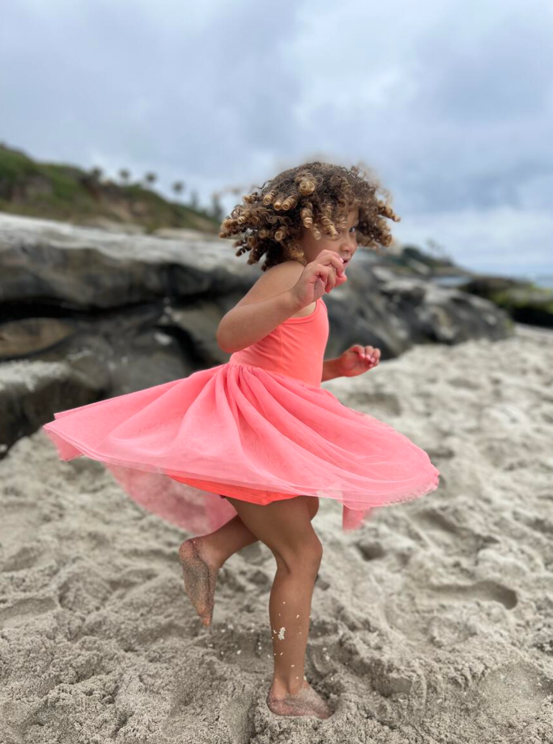 Kaia Tutu Dress Coral