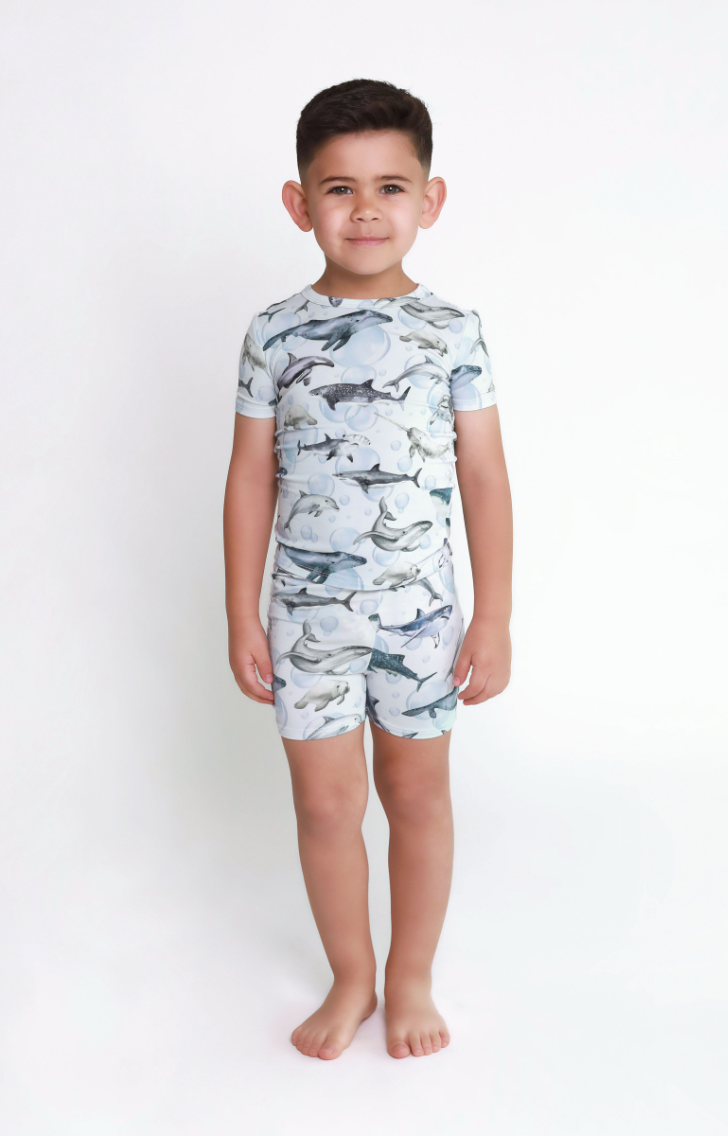 PP Sharkly Short Sleeve Pajama Set