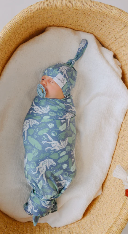 CP Jurassic Park Knit Swaddle