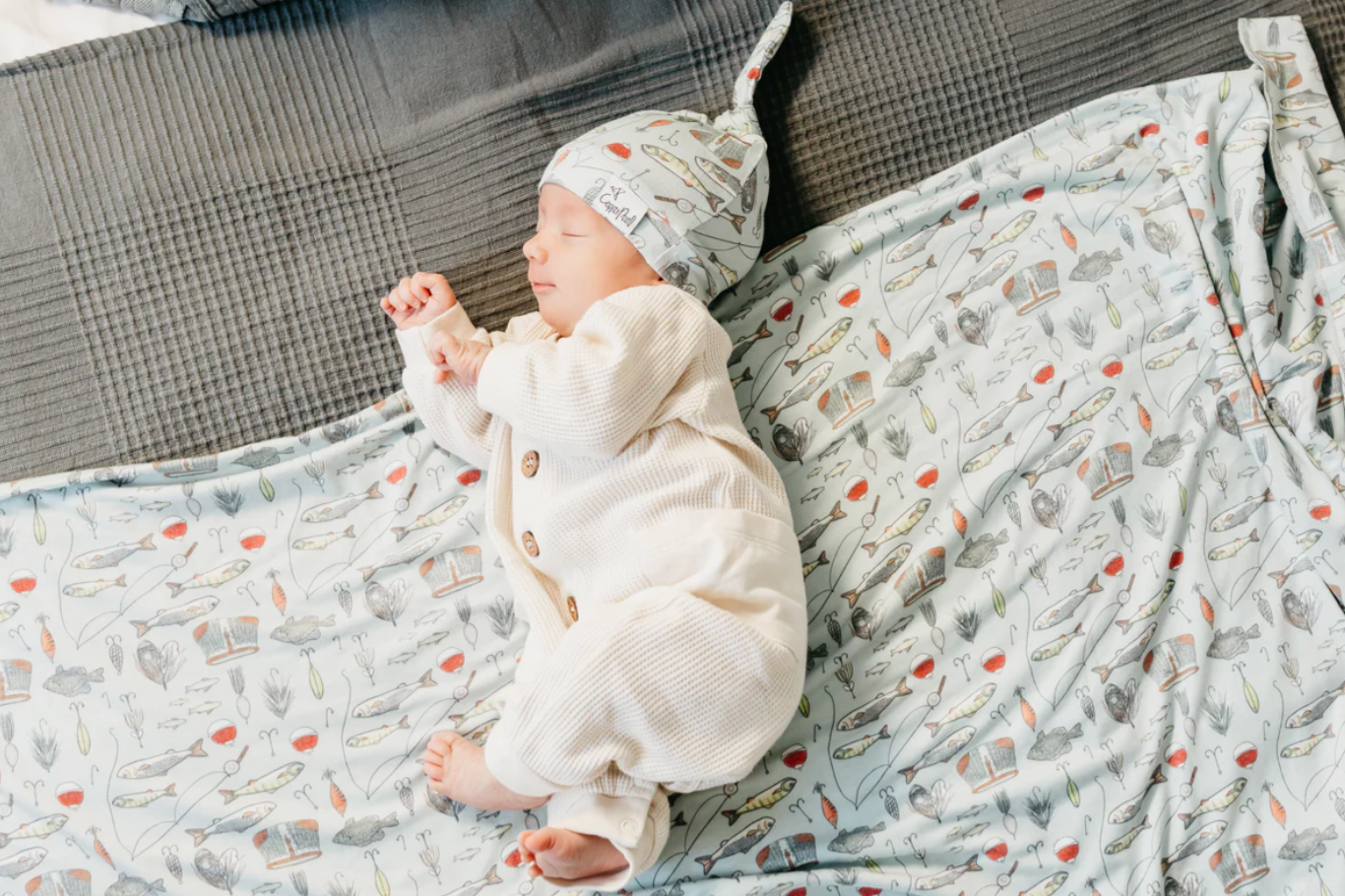 CP Trout Swaddle Blanket