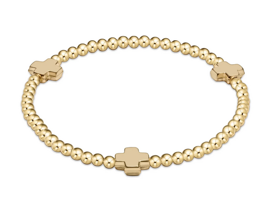 EGirl Signature Gold Cross Bracelet