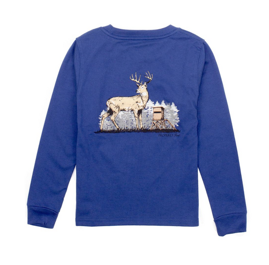 PT Deer Season LS River Blue