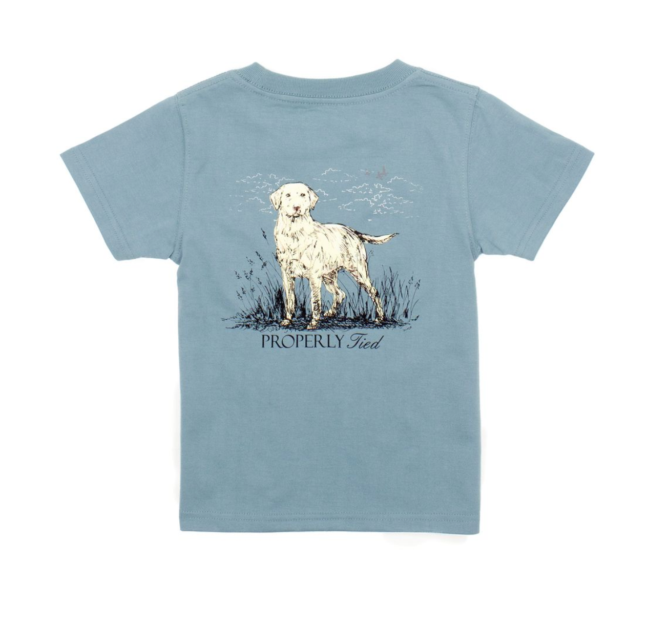 PT Boys Labrador SS Steel Blue