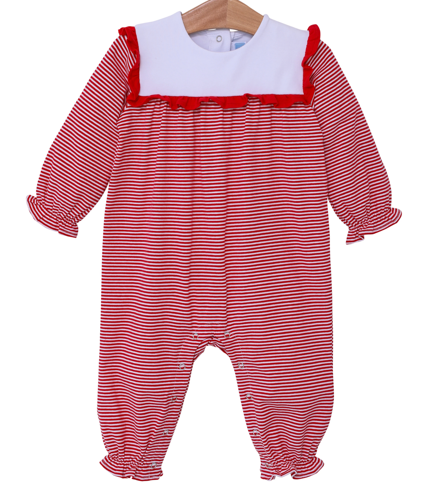 TSK Marie Romper- Red Stripe