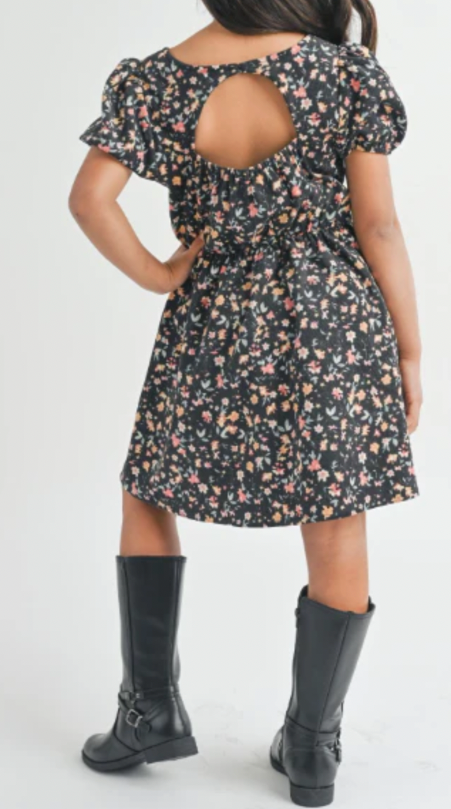 SS Plantlover Mini Puff Dress