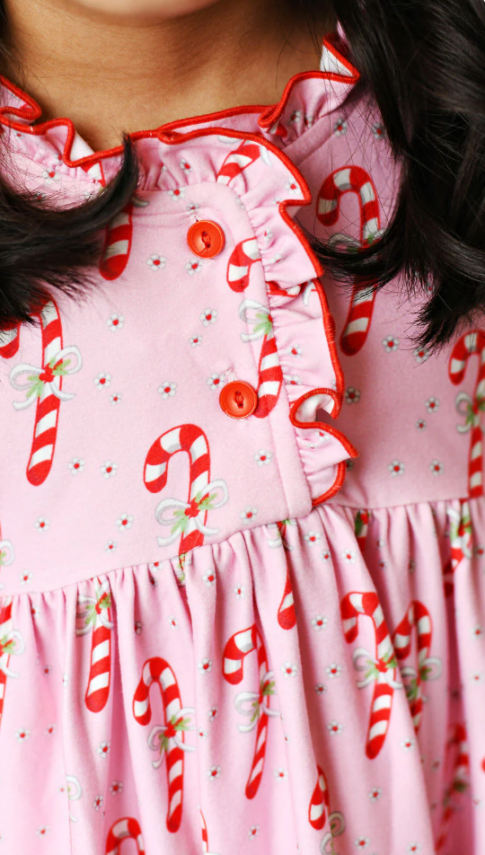 SB Candy Cane Butterknit Dress