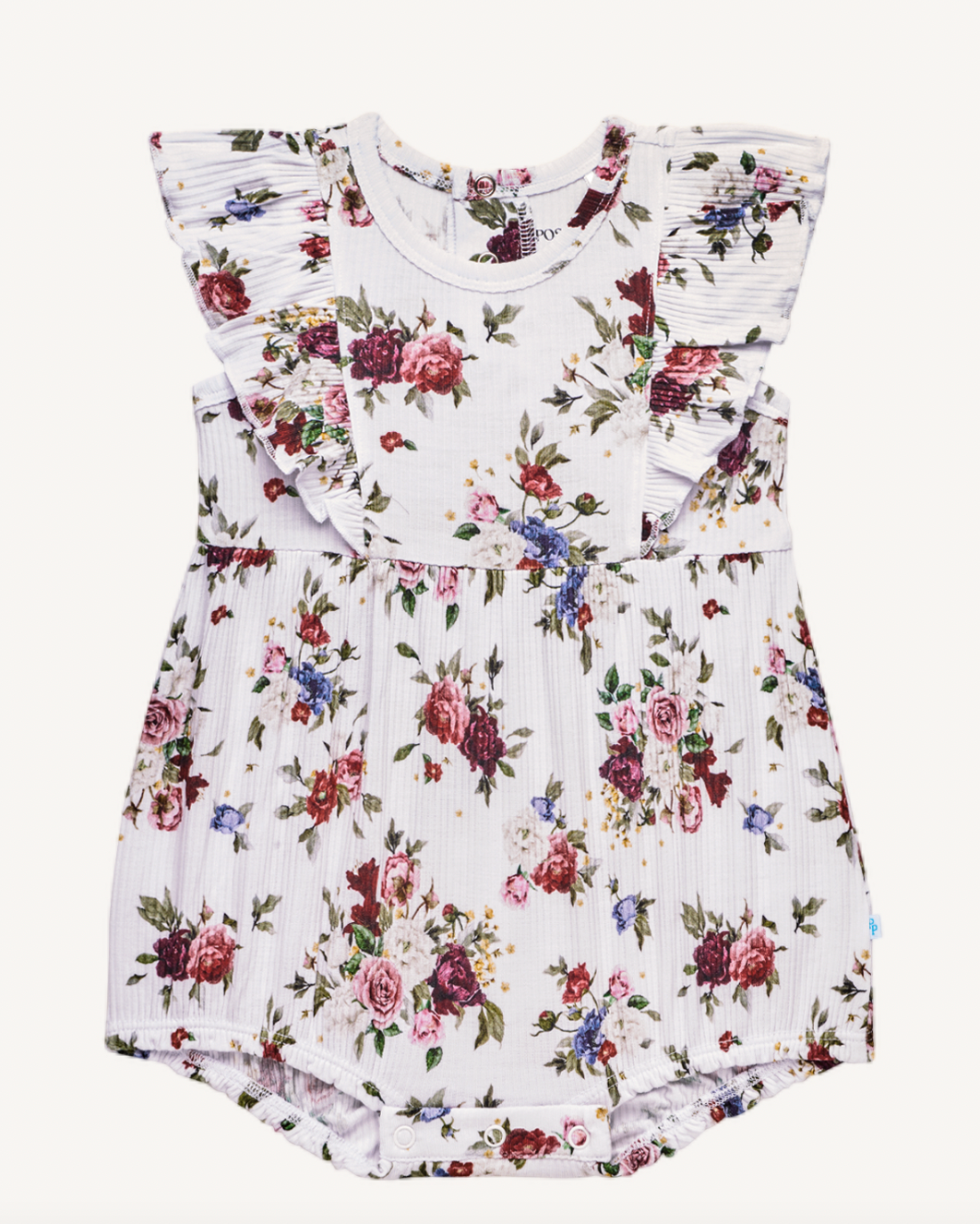 Posh Peanut Philippa Flutter Sleeve Bubble Romper