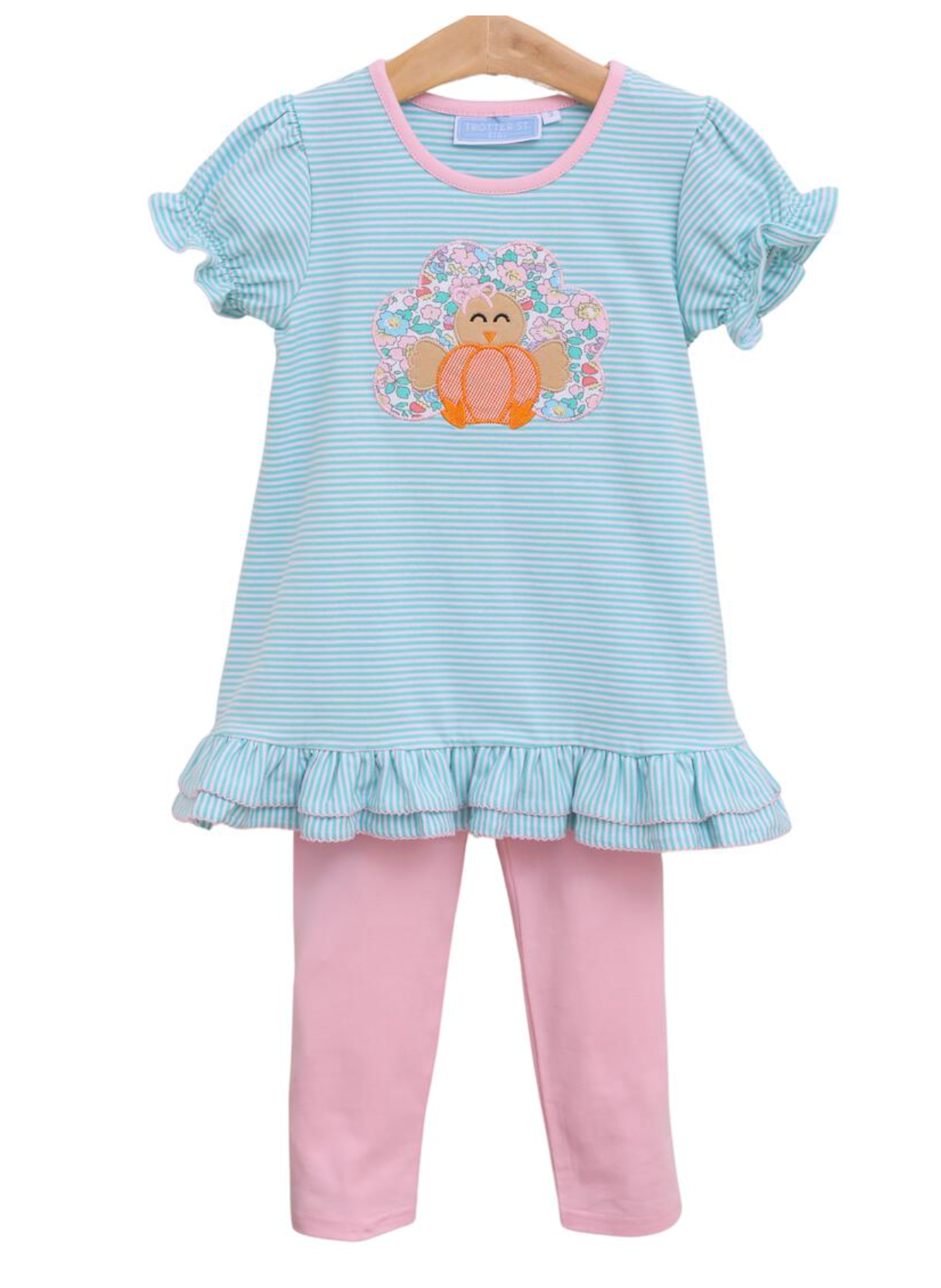 TSK Turkey Ruffle Pant Set