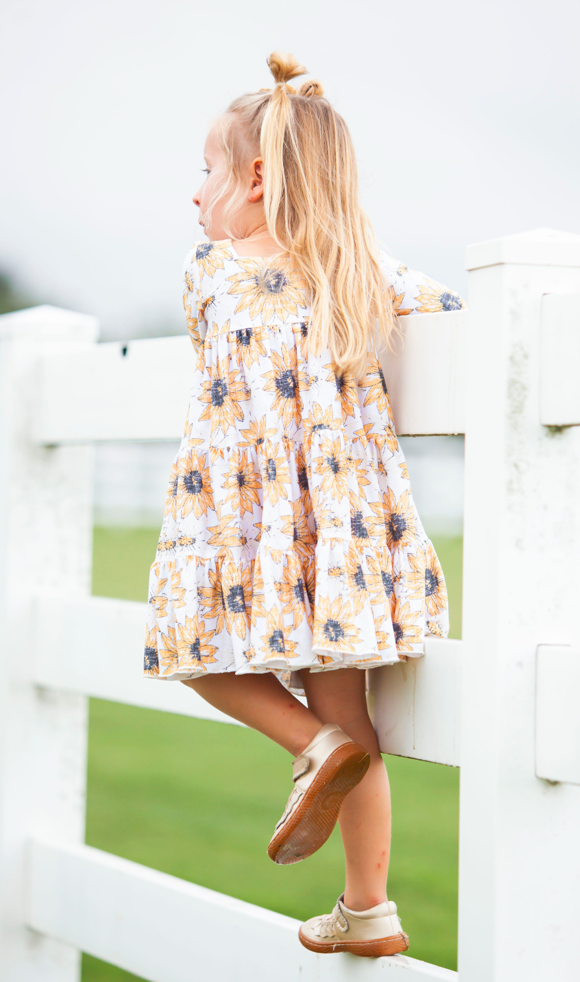 Garden Twirlers Sunflowers Dress