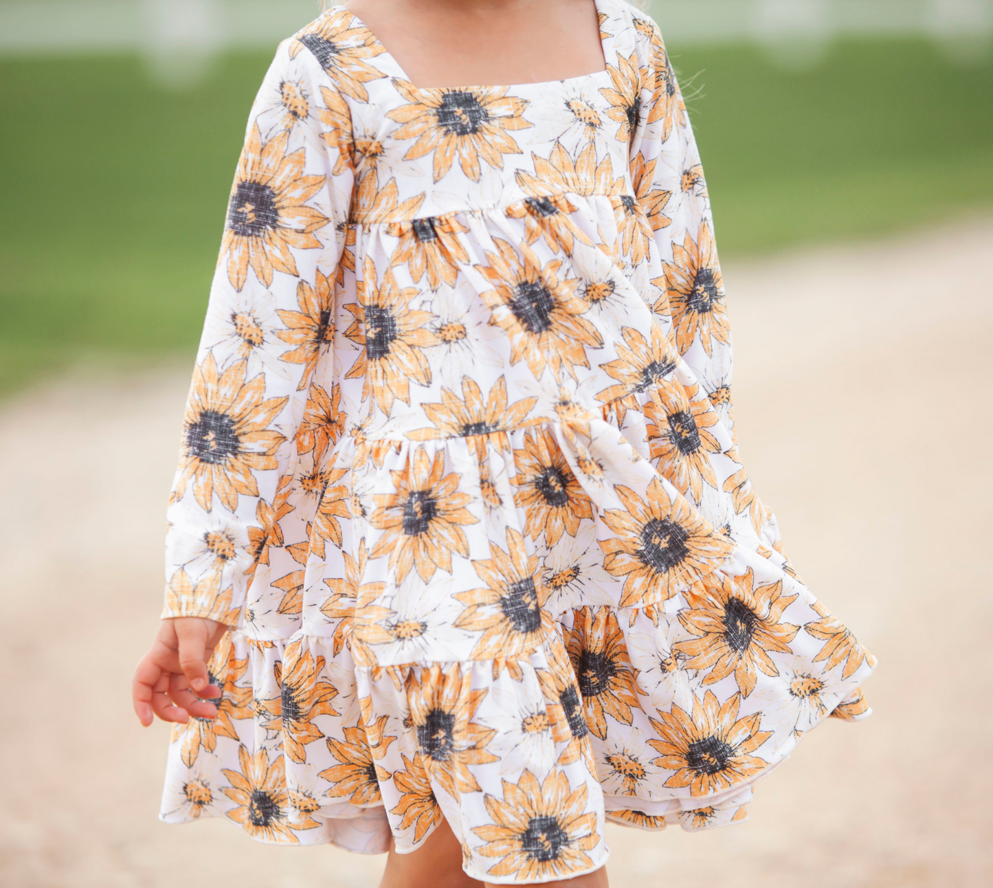 Garden Twirlers Sunflowers Dress