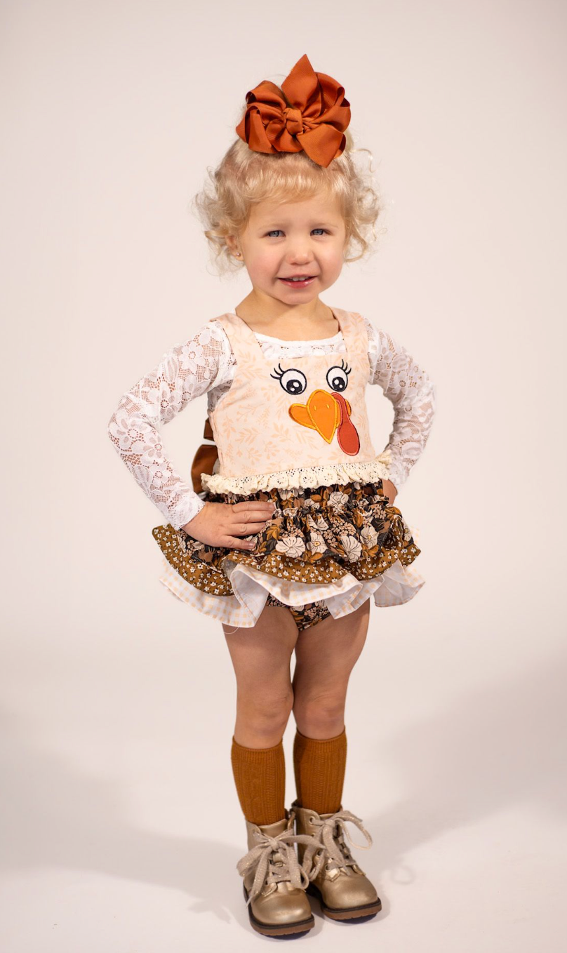 Virginia Turkey Romper