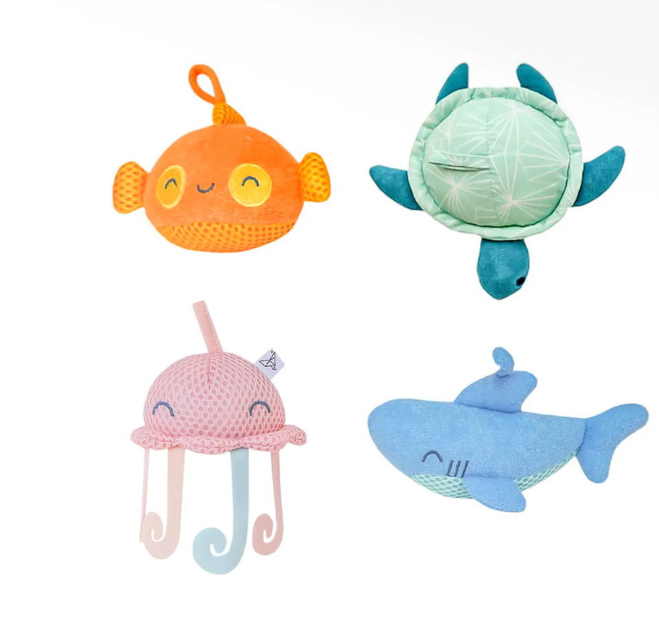 CP Oceana Plush Bath Toy Set