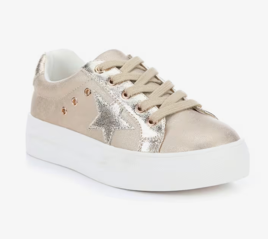 Mia Lil Sparkle Too Comet Sneaker Soft Gold