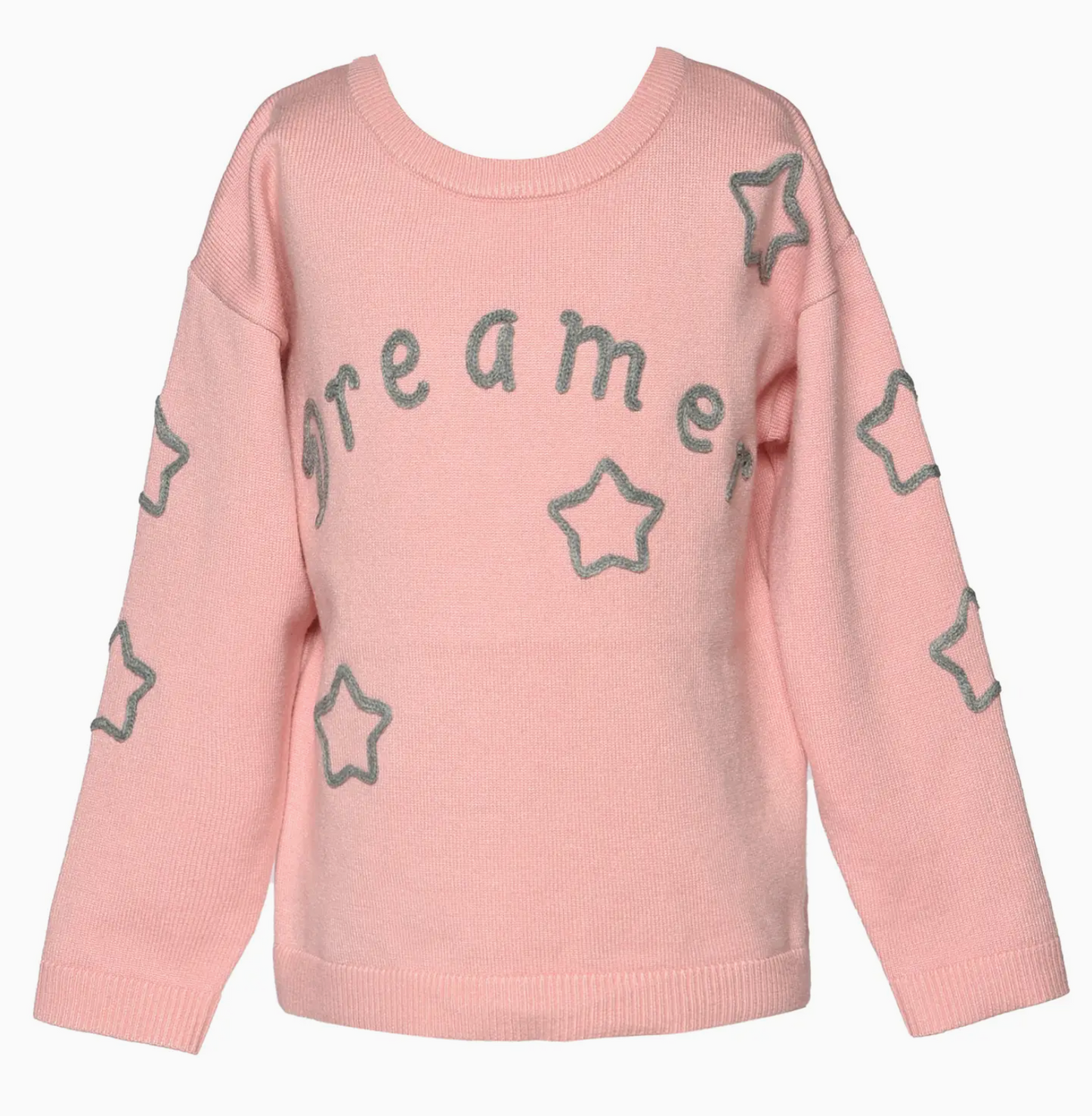 Dreamer Sweater Top Dusty Pink