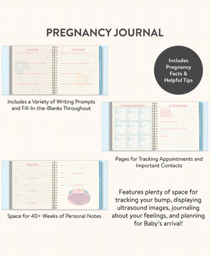 Blue Bump For Joy Pregnancy Journal