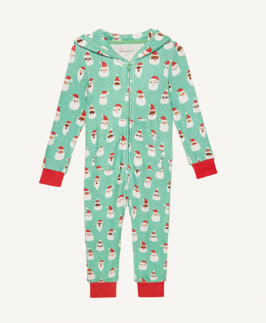 Posh Peanut Santa Medley Pacci Hooded Playsuit