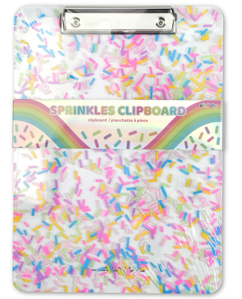 Acrylic Sprinkles Clipboard