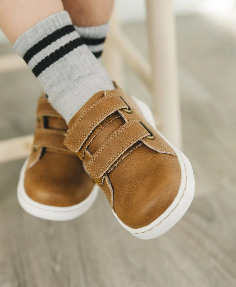 Kyle Double Velcro Sneaker Chestnut