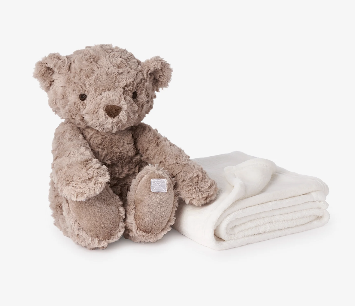 Bear Bedtime Huggie Plush Toy w/Blanket