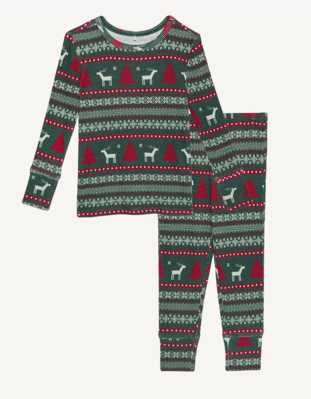 Posh Peanut Holiday Fair Isle Classic Pajama Set